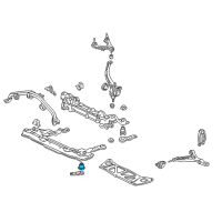 OEM Acura RL Insulator A, Sub-Frame Mounting (Lower) Diagram - 50230-SV7-A00