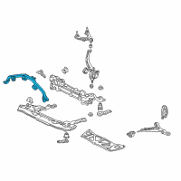 OEM Acura RL Bar, Strut Diagram - 74180-SZ3-A01