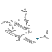 OEM Acura RL Bush, Left Front Compliance Diagram - 51390-SZ3-000