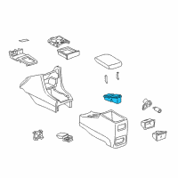 OEM Toyota Camry Holder Assy, Instrument Panel Cup Diagram - 55620-33050-B0