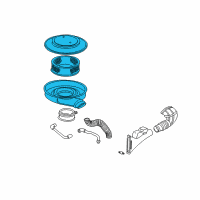 OEM 1994 Chevrolet S10 Cleaner Asm-Air Diagram - 25098970