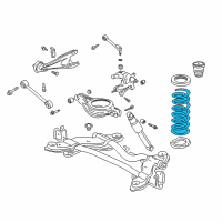 OEM 2000 Honda Odyssey Spring, Rear (7.00) Diagram - 52441-S0X-A02