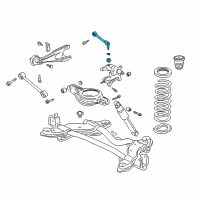 OEM 2000 Honda Odyssey Arm Assembly, Left Rear (Upper) Diagram - 52400-S0X-A02