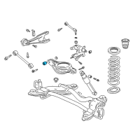 OEM 2001 Honda Odyssey Bush B, Rear Arm Diagram - 52366-S0X-003