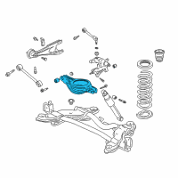 OEM 2000 Honda Odyssey Arm, Left Rear (Lower) Diagram - 52360-S0X-A00