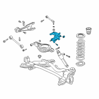 OEM Honda Odyssey Knuckle, Left Rear Diagram - 52215-S0X-A01