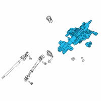 OEM Ford F-150 Steering Column Diagram - FL3Z-3C529-AU