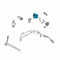 OEM Chrysler Sebring Power Steering Pump Diagram - MN101150