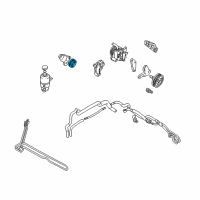 OEM 2001 Dodge Stratus PULLEY-TENSIONER Diagram - MD310150