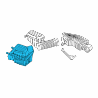 OEM 2000 Chrysler Concorde Air Cleaner Diagram - 4591099AB