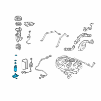 OEM 2003 Honda Accord Pump Set, Fuel Diagram - 17040-SDA-A00