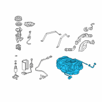 OEM 2006 Honda Accord Tank, Fuel (Kautex) Diagram - 17500-SDA-A04