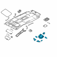 OEM Infiniti QX56 Lamp Assembly-Map Diagram - 26430-7S600