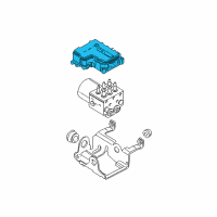 OEM GMC Yukon XL 2500 Electronic Brake Control Module Assembly (Remanufacture) Diagram - 19244882