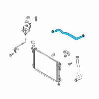 OEM 2020 Kia Sedona Hose Assembly-Radiator, Upper Diagram - 25414A9200