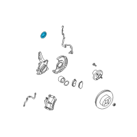 OEM 2005 Nissan Maxima Sensor-Rotor, Anti SKID Front Diagram - 47970-5V000