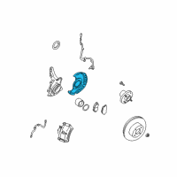 OEM 2004 Nissan Maxima Plate-BAFFLE Diagram - 41151-8J000