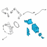 OEM 2016 Lincoln Navigator Vapor Canister Diagram - FL1Z-9D653-A