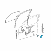 OEM 2008 Toyota Tacoma Regulator Handle Diagram - 69260-AA010-B5