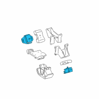 OEM 1998 Toyota Tacoma Front Insulator Diagram - 12361-35091