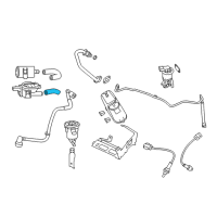 OEM 2006 Dodge Charger Hose-CANISTER To NVLD Diagram - 4581433AA
