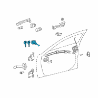 OEM 2008 Toyota Camry Cylinder & Keys Diagram - 69052-33300