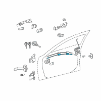 OEM 2011 Toyota Camry Lock Cable Diagram - 69710-33060