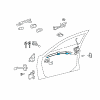 OEM 2008 Toyota Camry Lock Cable Diagram - 69710-33060