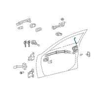 OEM 2011 Toyota Camry Lock Rod Diagram - 69311-06050
