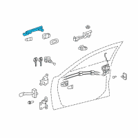 OEM 2011 Toyota Camry Handle, Outside Diagram - 69210-30300-A2