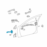 Genuine Toyota Camry Door Check diagram