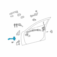 OEM 2007 Toyota Camry Door Check Diagram - 68610-06040