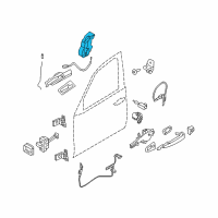 OEM 2012 BMW X5 SYSTEM LATCH, RIGHT Diagram - 51-21-5-A36-E84