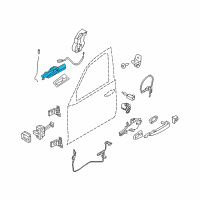 OEM 2014 BMW X6 Handle Inside Diagram - 51-21-9-112-430