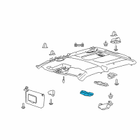 OEM 2020 Ford F-350 Super Duty Dome Lamp Diagram - FL3Z-13776-BE