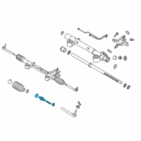 OEM 2018 Infiniti Q60 Socket Kit-Tie Rod, Inner Diagram - D8521-EG000