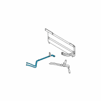 OEM 2005 Ford Explorer Oil Cooler Line Diagram - 1L2Z7R081AA