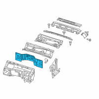 OEM 2021 Jeep Gladiator Panel-Dash Diagram - 68303471AG