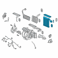 OEM 2020 Honda Civic EVAPORATOR Diagram - 80211-TBA-A12