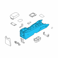 OEM Kia Optima Console-Floor Diagram - 846112G400S8