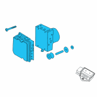 OEM 2012 Chevrolet Caprice ABS Control Unit Diagram - 92268027