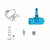 OEM 2020 Chrysler 300 Sensor-Tire Pressure Diagram - 68406529AA