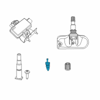 OEM 2013 Dodge Charger Valve Cor-Valve Stem Diagram - 68058769AA