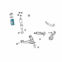 OEM 2007 Ford Explorer Sport Trac Coil Spring Diagram - 9A2Z-5310-A