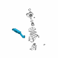 OEM 2004 Nissan Murano Duct Assembly-Air Diagram - 16554-CA000