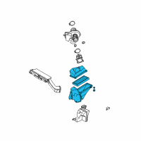 OEM Nissan Murano Air Cleaner Diagram - 16500-CA00A