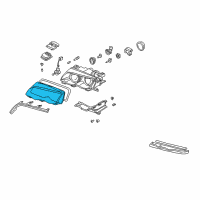 OEM BMW Left Cover Glass Diagram - 63-12-8-380-189