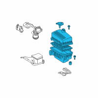 OEM Toyota Camry Air Cleaner Assembly Diagram - 17700-28292