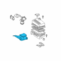 OEM Toyota Camry Air Inlet Assembly Diagram - 17750-36010