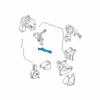 OEM 2005 Toyota Corolla Bracket Diagram - 12511-88601